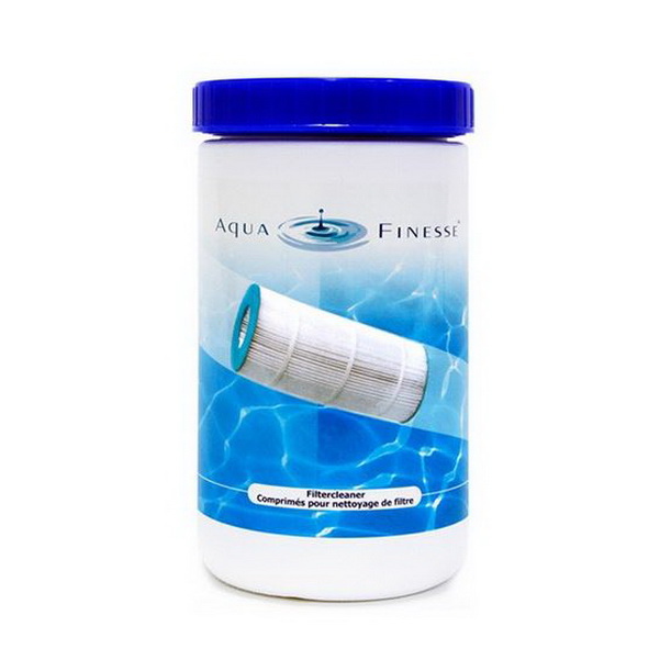 Pastilles effervescentes AquaFinesse™ Filter Cleaner : est un produit à action rapide sous la forme de pastilles effervescentes respectueuses de l'environnement.