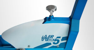 Aquabkie wr 5 air est équipé d'une résistance mécanique avec une roue en inox et un frein afin de générer plus de résistance pour améliorer ses performances