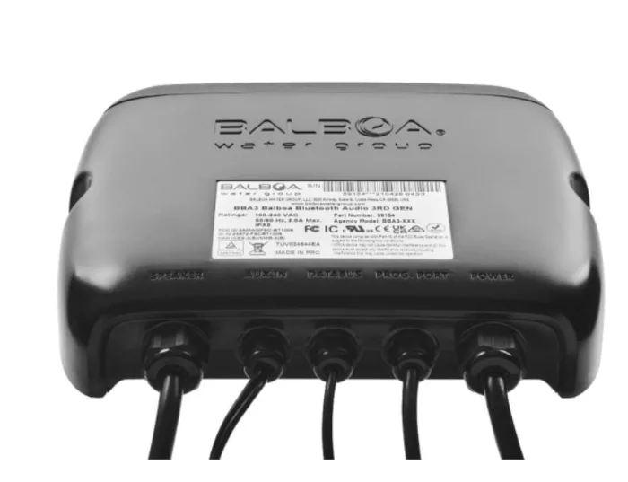 Amplificateur Bluetooth Balboa pour jacuzzi, spa rigide et spas de nage équipé des boitiers électronique de la marque balboa